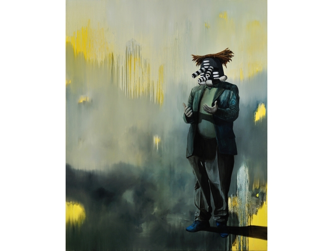 Itʼs real, 2013 % Huile sur toile<br/>Oil on canvas<br/>200 x 160 cm<br/><br/>
