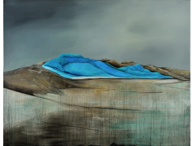 Salvation Mountain, 2013 % Huile sur toile<br/>Oil on canvas<br/>114 x 146 cm <br/>(44 7/8 x 57 1/2 in.)<br/><br/>