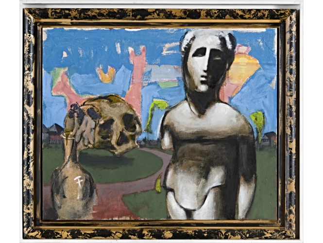 Melancholie, 2011 % Technique mixte sur toile <br/>Mixed media on canvas<br/>81 x 100 cm<br/>ML 2036/00<br/><br/>