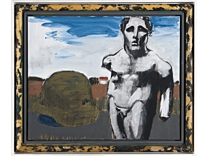 Odysseus, 2011 % Technique mixte sur toile <br/>Mixed media on canvas<br/>81 x 100 cm<br/>ML 2039/00<br/><br/>