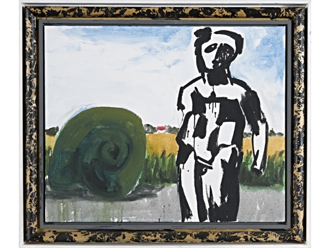 Die Zeit, 2011 % Technique mixte sur toile <br/>Mixed media on canvas<br/>81 x 100 cm<br/>ML 2038/00<br/><br/>