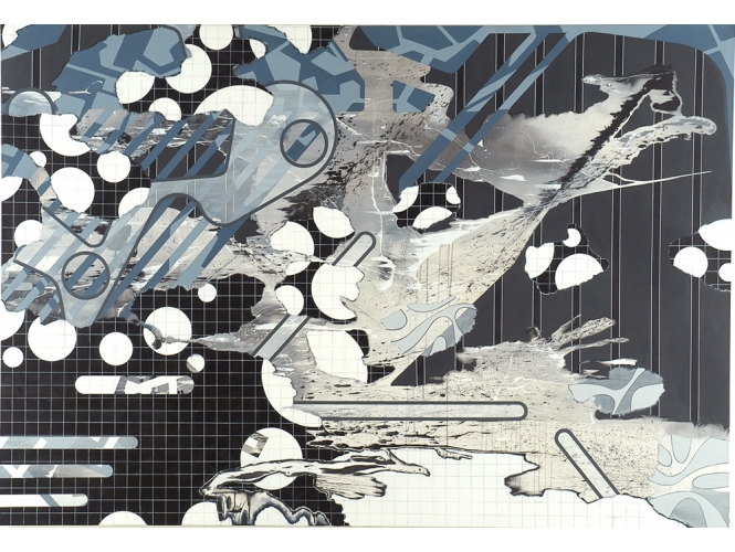 Sans titre / Untitled, 2006 % Acrylique sur toile<br/>Acrylic on canvas<br/>200 x 280 cm<br/><br/>