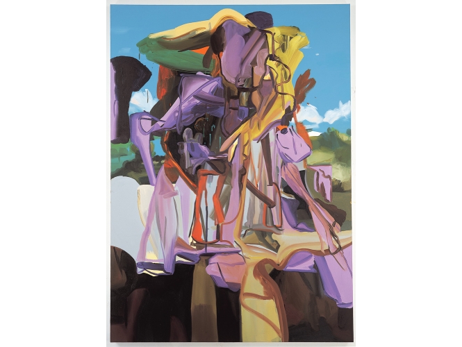 THE DESPERATE MAN, 2004 % Huile sur toile <br/>Oil on canvas<br/>172 x 137 cm<br/><br/>