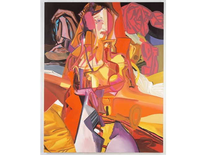 EVERYTHING IS BROKEN, 2004 % Huile sur toile <br/>Oil on canvas<br/>172 x 137 cm<br/><br/>