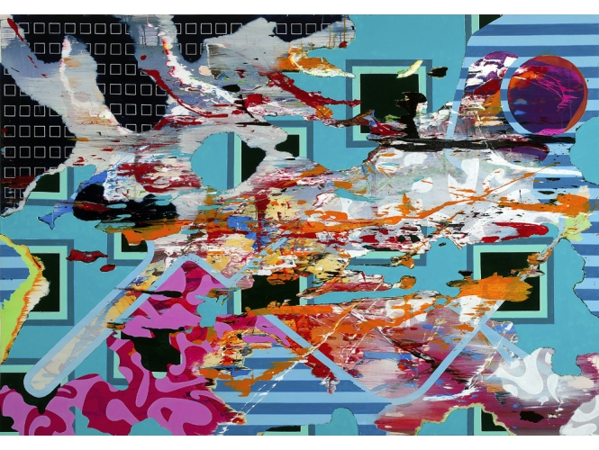 Sans titre / Untitled, 2006 % Acrylique sur toile<br/>Acrylic on canvas<br/>170 x 240 cm<br/><br/>