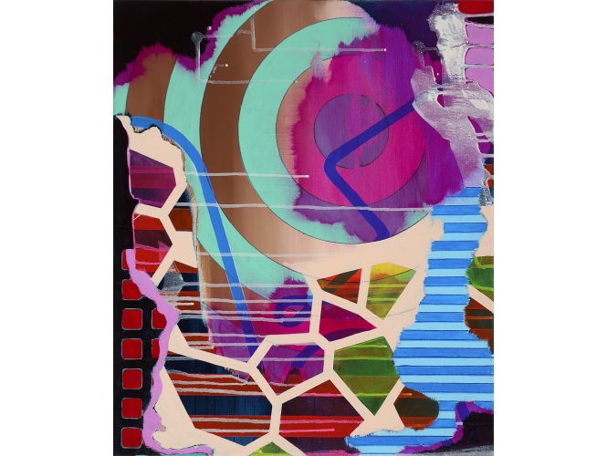 Sans titre / Untitled, 2006 % Acrylique sur toile<br/>Acrylic on canvas<br/>60 x 50 cm<br/><br/>