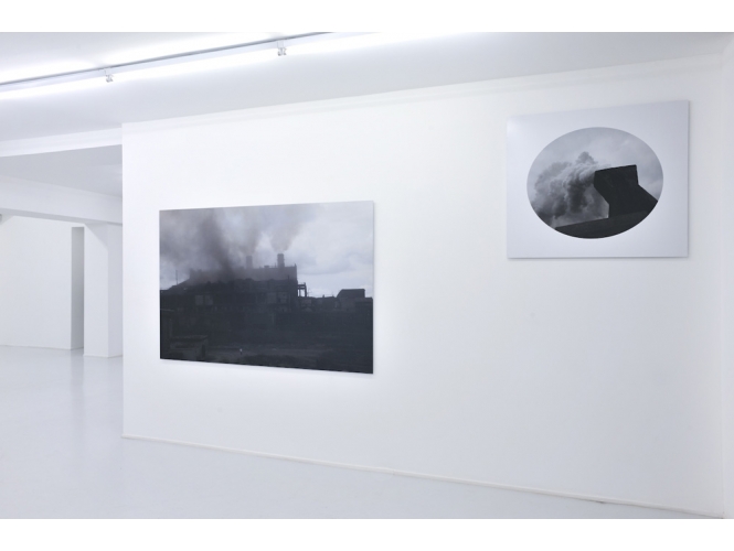 Promzona, 2011 % Vue de l'exposition / Exhibition view, "Promzona / Menʼs talk", Galerie Suzanne Tarasieve, Paris, 2012 <br/>Photo: Rebecca Fanuele<br/><br/>