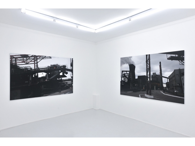 Promzona, 2011 % Vue de l'exposition / Exhibition view, "Promzona / Menʼs talk", Galerie Suzanne Tarasieve, Paris, 2012 <br/>Photo: Rebecca Fanuele<br/><br/>