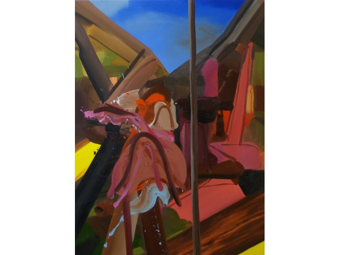 Mapped, 2010 % Huile sur toile <br/>Oil on canvas<br/>122 x 91,5 cm<br/><br/>