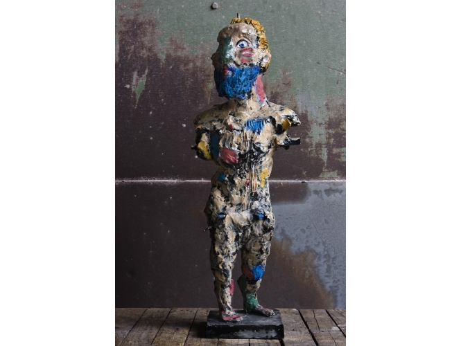 Herkules Entwurfsmodell 4, 2009 % Bronze peint<br/>Painted bronze<br/>87 x 20 x 25 cm<br/>MLP 211/0<br/> <br/>