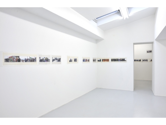 Vue de l’exposition / Exhibition view, 2012 % "Tea, Coffee, Cappuccino, 2000-2010", Galerie Suzanne Tarasieve, Paris<br/>Photo: Rebecca Fanuele<br/><br/>