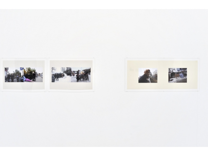 Vue de l’exposition / Exhibition view, 2012 % "Tea, Coffee, Cappuccino, 2000-2010", Galerie Suzanne Tarasieve, Paris<br/>Photo: Rebecca Fanuele<br/><br/>