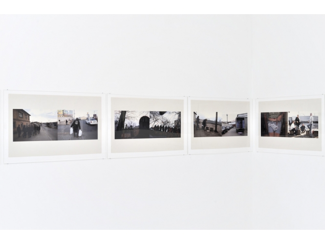 Vue de l’exposition / Exhibition view, 2012 % "Tea, Coffee, Cappuccino, 2000-2010", Galerie Suzanne Tarasieve, Paris<br/>Photo: Rebecca Fanuele<br/><br/>