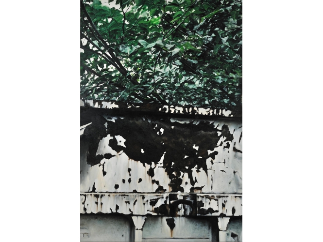 En deux, 2011 % Huile sur toile <br/>Oil on canvas<br/>195 x 130 cm<br/>© Rebecca Fanuele<br/> <br/>
