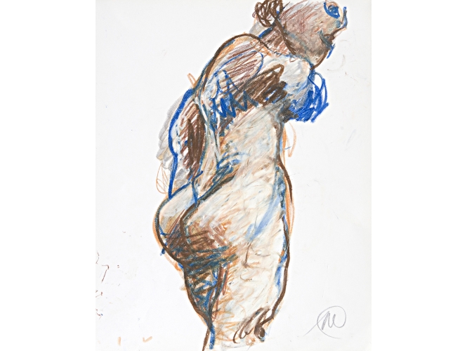 Untitled (Daphne), 2003 % Craie<br/>Chalk<br/>42,5 x 33,5 cm<br/>MLZ 3587/00<br/><br/>
