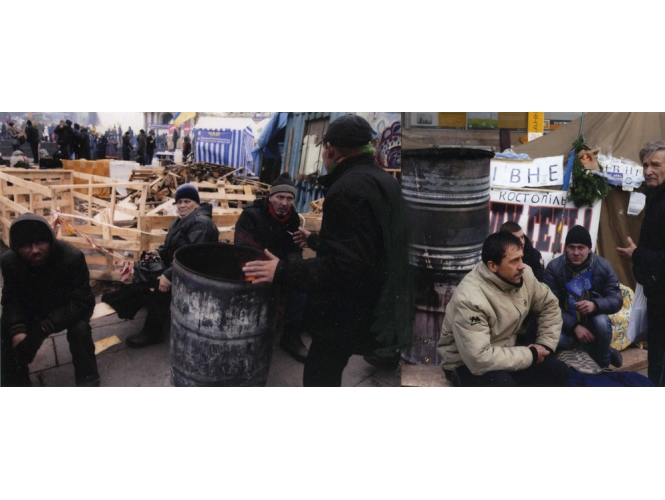 Untitled from the series ‘The Theater of War, Second Act, Time Out, December 2013’ % C-print <br/>112 x 270 cm (44 1/8 x 106 1/4 in.)<br/>Edition: 3 copies<br/><br/>