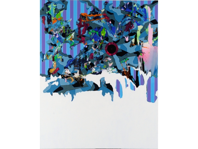 Sans titre / Untitled (série 12 34 YF), 2008 % Acrylique sur toile<br/>Acrylic on canvas<br/>200 x 160 cm<br/> <br/>