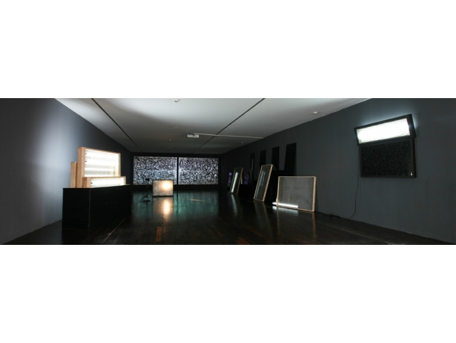 Salon noir, 2010 % Video installation, Musée d’art contemporain du Val de Marne MAC/VAL 2010, Vitry-sur-Seine, France<br/><br/>