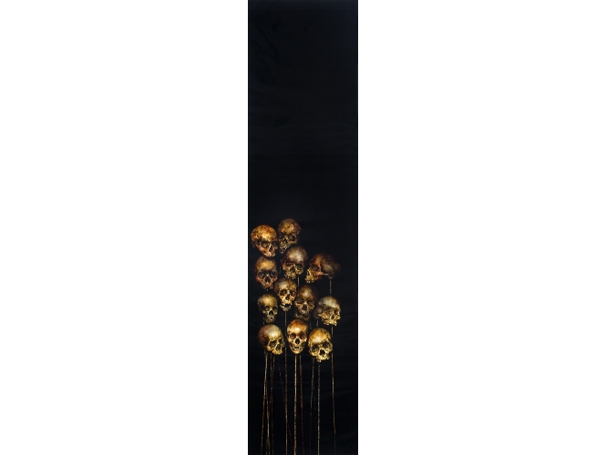 Apostles, 2010 % Huile sur toile<br/>Oil on linen<br/>223 x 55 cm<br/>Photo: Vicki Petherbrige<br/><br/>