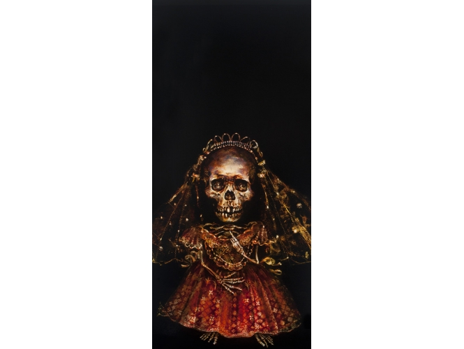 Bride Child, 2012 % Huile sur toile<br/>Oil on linen<br/>113 x 50 cm<br/>Photo: Vicki Petherbrige<br/><br/>