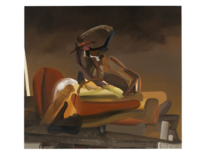 Bulkhead, 2007 % Huile sur toile <br/>Oil on canvas<br/>54 x 60 inches<br/><br/>