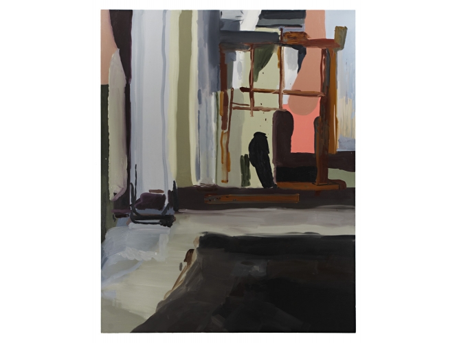 Barn Studio, 2007 % Huile sur toile <br/>Oil on canvas<br/>84 x 66 inches<br/><br/>