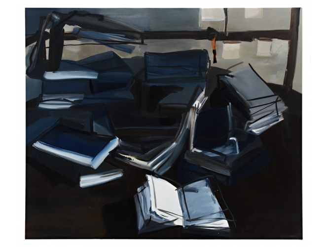 Open, 2007 % Huile sur toile<br/>Oil on canvas<br/>60 x 72 inches<br/><br/>