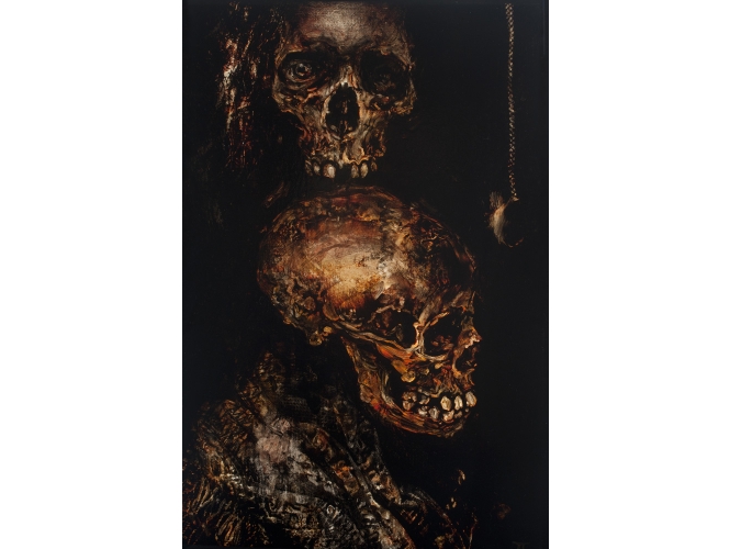 Madness, 2008 % Huile sur toile<br/>Oil on linen<br/>43,5 x 28 cm<br/>Photo: Vicki Petherbrige<br/><br/>