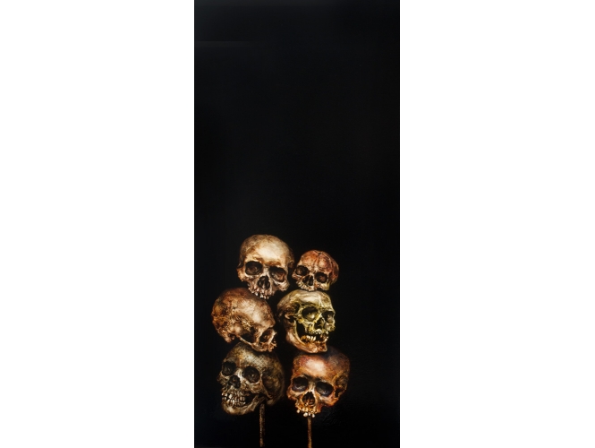 Oppression, 2012 % Huile sur toile<br/>Oil on linen<br/>113 x 50 cm<br/>Photo: Vicki Petherbrige<br/><br/>