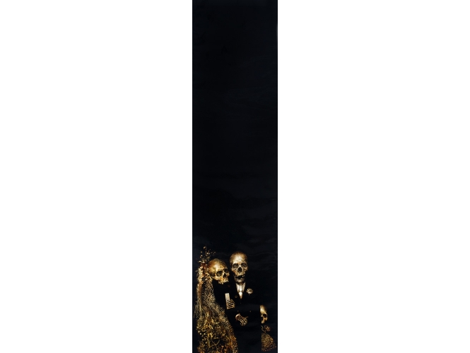 Second Marriage, 2010 % Huile sur toile<br/>Oil on linen<br/>223 x 55 cm<br/>Photo: Vicki Petherbrige<br/><br/>