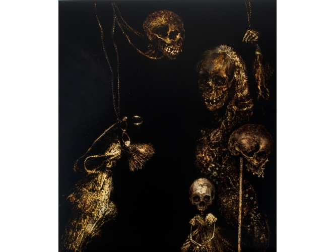 The Dowry, 2010 % Huile sur toile<br/>Oil on linen<br/>110 x 95 cm<br/>Photo: Vicki Petherbrige<br/><br/>