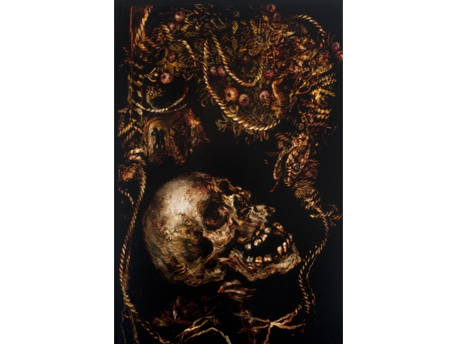 The Expulsion of Adam, 2008 % Huile sur toile<br/>Oil on linen<br/>43,5 x 28 cm<br/>Photo: Vicki Petherbrige<br/><br/>