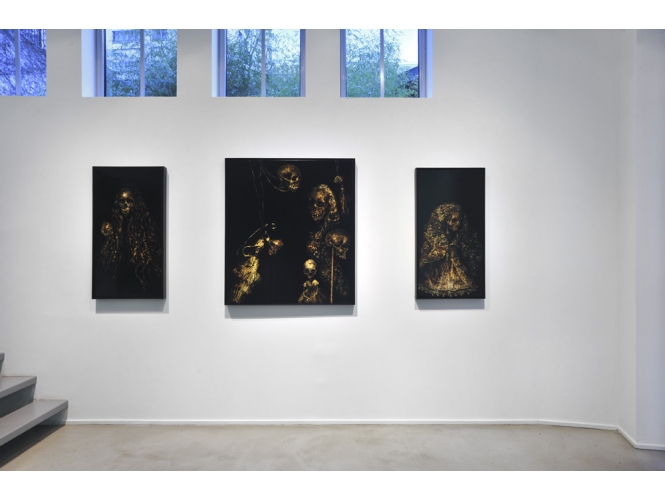 Vue de l’exposition / Exhibition view, 2012 % "Entanglement", Galerie Suzanne Tarasieve / LOFT 19, Paris<br/>Photo: Rebecca Fanuele<br/><br/>