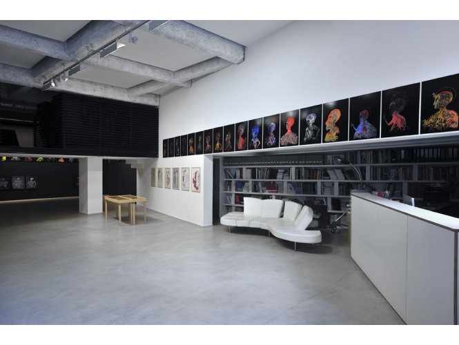Vue de l’exposition / Exhibition view, 2013 % "Mystic & Smart", Galerie Suzanne Tarasieve / Loft 19, Paris <br/>© Rebecca Fanuele<br/><br/>