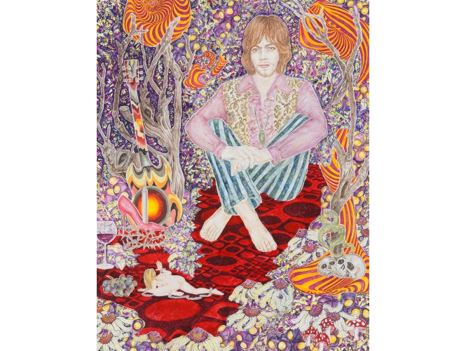 Abetz & Drescher, “Eric Clapton”, 2011 % Acrylique sur toile <br/>Acrylic on canvas<br/>140 x 180 cm<br/>© Marcus Schneider<br/><br/>