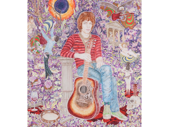 Abetz & Drescher, “Mick Jagger”, 2011 % Acrylique sur toile <br/>Oil on canvas<br/>200 x 180 cm<br/>© Marcus Schneider<br/><br/>