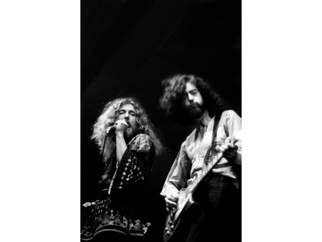 Claude Gassian, ‘Robert Plant et Jimmy Page-Led Zeppelin, Birmingham 1971’ % 60 x 50 cm<br/>Ed. 2/15<br/><br/>