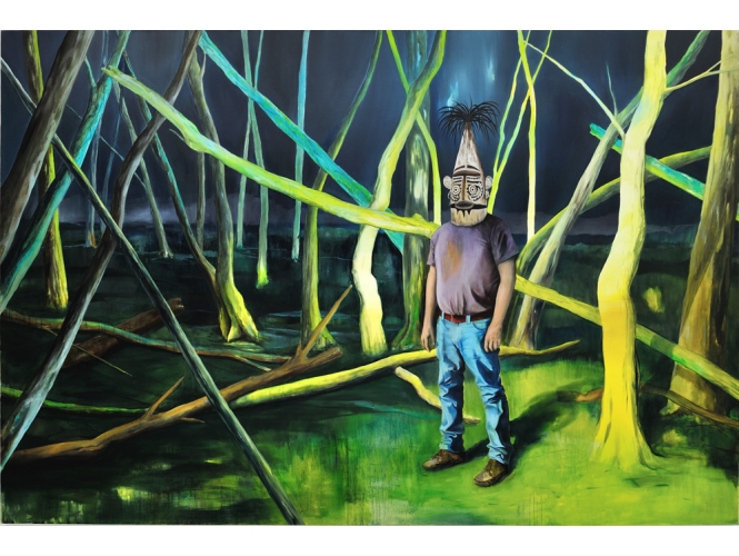 Sans titre / Untitled, 2013 % Huile sur toile<br/>Oil on canvas<br/>200 x 300 cm <br/>(78 3/4 x 118 1/8 in.)<br/><br/>