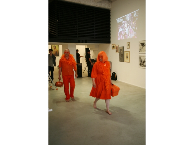 JERK OFF – Festival alternatif % Galerie Suzanne Tarasieve / LOFT 19, Paris <br/>Photo: Marty de Montereau<br/><br/>