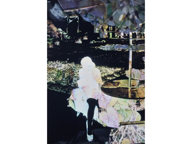 ‘Arles, Paris … and.’ series, 1989-2014 % C-print, crayon doré et argenté, gouache<br/>45 x 30,5 cm (17 3/4 x 12 in.)<br/><br/>C-print, gold and silver pen, gouache<br/>45 x 30,5 cm (17 3/4 x 12 in.)<br/><br/>