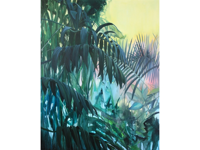 ROMAIN BERNINI, ‘Grans bwa IV’, 2015 % Huile sur toile <br/>Oil on canvas<br/>200 x 160 cm <br/>(78 3/4 x 63 in.)<br/><br/>