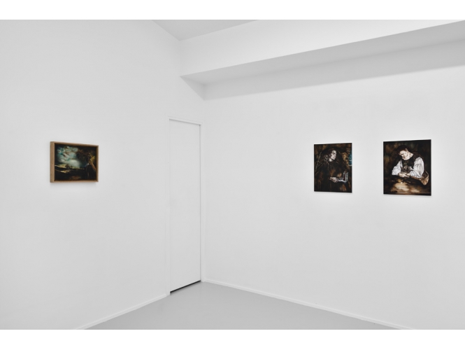 VUE DE L’EXPOSITION / EXHIBITION VIEW, 2015 % "Lettres à Sibylla", Galerie Suzanne Tarasieve, Paris<br/>Photo: Rebecca Fanuele<br/><br/>
