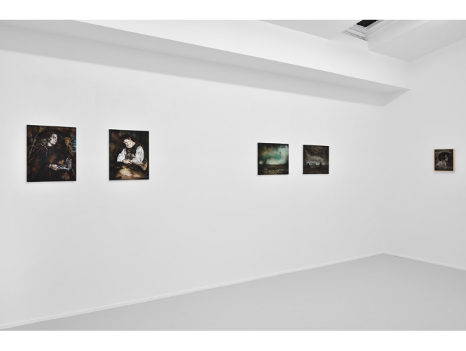 VUE DE L’EXPOSITION / EXHIBITION VIEW, 2015 % "Lettres à Sibylla", Galerie Suzanne Tarasieve, Paris<br/>Photo: Rebecca Fanuele<br/><br/>