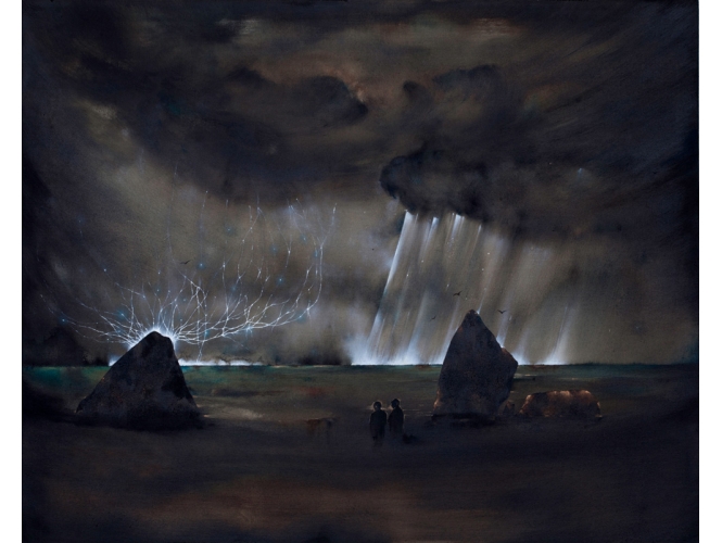 SANS TITRE, 2015 % Huile sur bois<br/>Oil on wood <br/>40 x 50 cm <br/>(15 3/4 x 19 5/8 in.)<br/><br/>