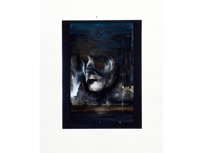 SANS TITRE, 2014 % Gouache sur papier <br/>Gouache on paper<br/>44,5 x 37,5 cm <br/>(17 1/2 x 14 3/4 in.)<br/><br/>