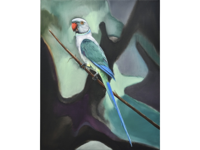 Sans titre, 2016 % Huile sur toile / Oil on canvas<br/>81 x 65 cm<br/><br/>