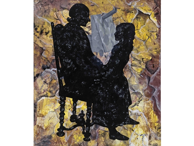 Ohne Titel, 2005 % Huile sur toile / Oil on canvas<br/>150 x 130 cm <br/>(59 x 51 1/8 in.)<br/>JI 1120/00<br/><br/>