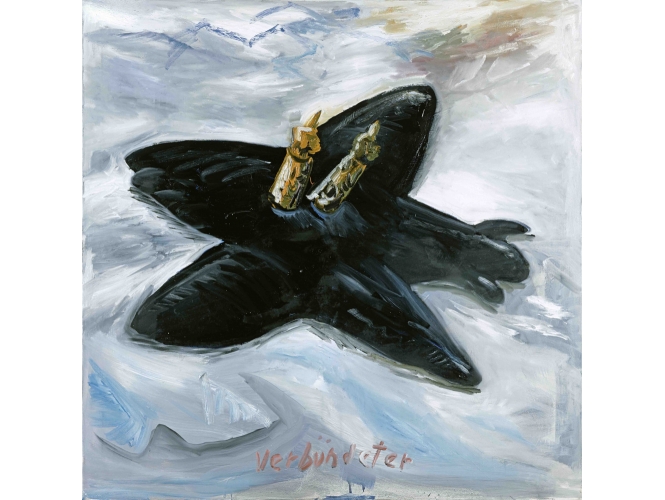 Verbündeter, 1981 % Huile sur toile / Oil on canvas<br/>150 x 150 cm	<br/>(59 x 59 in.)<br/>JI 415/00<br/><br/>