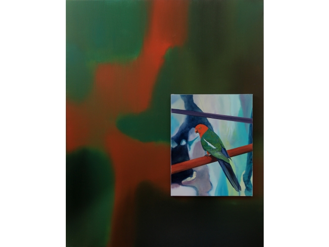 Vâhana I, 2016 % Tableaux assemblés, huile sur toile / Superimposed canvases, oil on canvas <br/>200 x 160 cm<br/><br/>