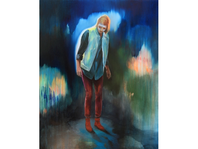Sans titre, 2015 % Huile sur toile / Oil on canvas<br/>162 x 130 cm<br/><br/>